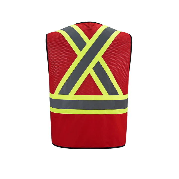 Customized CX2 Hi-Vis Scout - Hi-Vis Zipper Front Vest