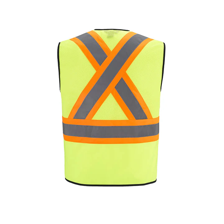 Customized CX2 Hi-Vis Scout - Hi-Vis Zipper Front Vest