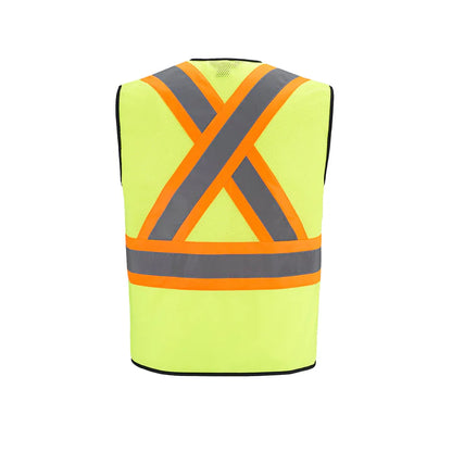 Customized CX2 Hi-Vis Scout - Hi-Vis Zipper Front Vest