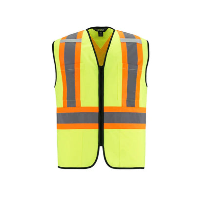 Customized CX2 Hi-Vis Scout - Hi-Vis Zipper Front Vest