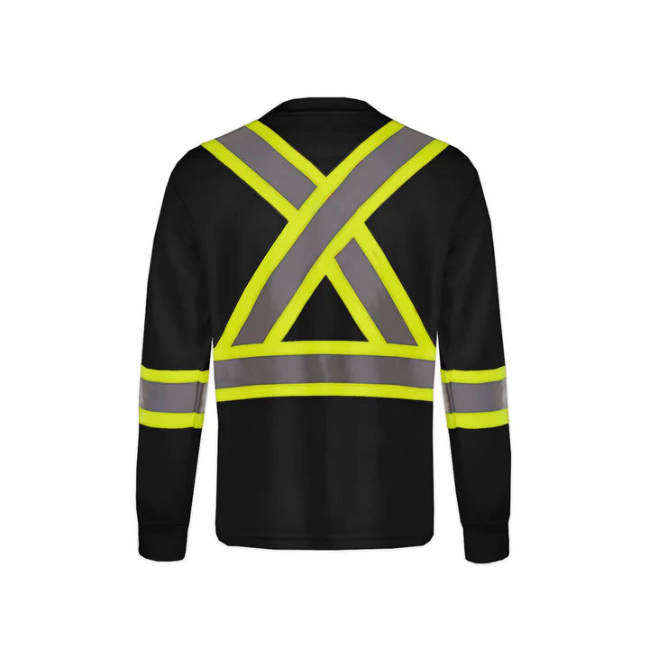 Customized CX2 Hi-Vis Beacon - Long Sleeve Hi-Vis T-Shirt