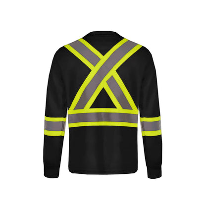 Customized CX2 Hi-Vis Beacon - Long Sleeve Hi-Vis T-Shirt