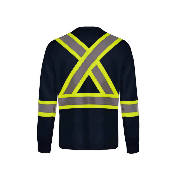 Customized CX2 Hi-Vis Beacon - Long Sleeve Hi-Vis T-Shirt