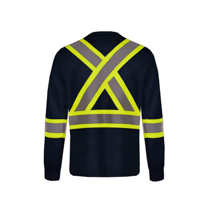 Customized CX2 Hi-Vis Beacon - Long Sleeve Hi-Vis T-Shirt