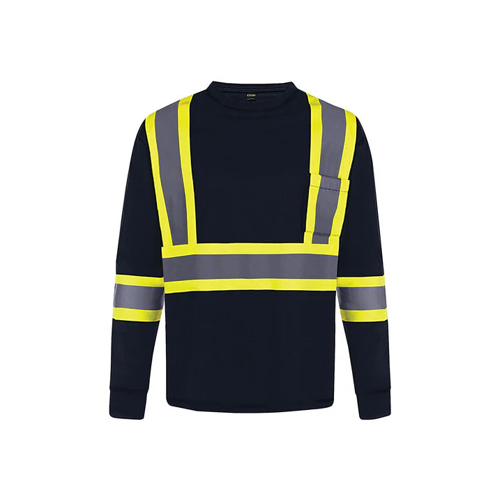 Customized CX2 Hi-Vis Beacon - Long Sleeve Hi-Vis T-Shirt