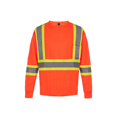 Customized CX2 Hi-Vis Beacon - Long Sleeve Hi-Vis T-Shirt