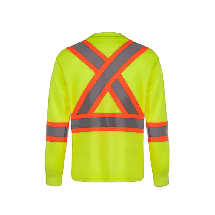 Customized CX2 Hi-Vis Beacon - Long Sleeve Hi-Vis T-Shirt