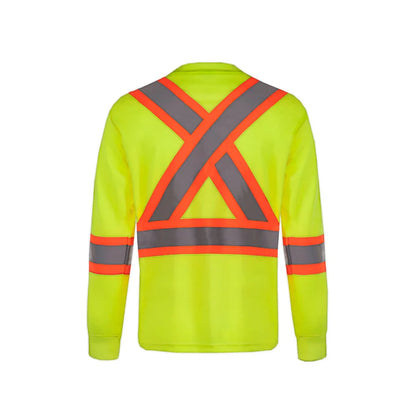 Customized CX2 Hi-Vis Beacon - Long Sleeve Hi-Vis T-Shirt