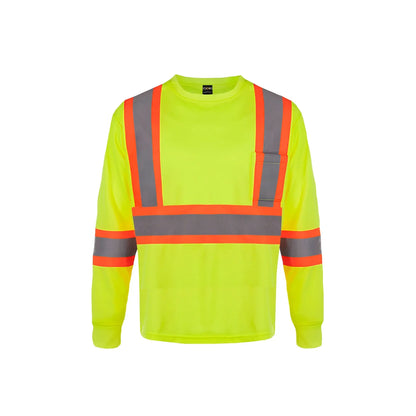 Customized CX2 Hi-Vis Beacon - Long Sleeve Hi-Vis T-Shirt