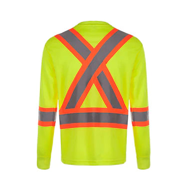 Customized CX2 Hi-Vis Lookout - Long Sleeve Hi-Vis T-Shirt