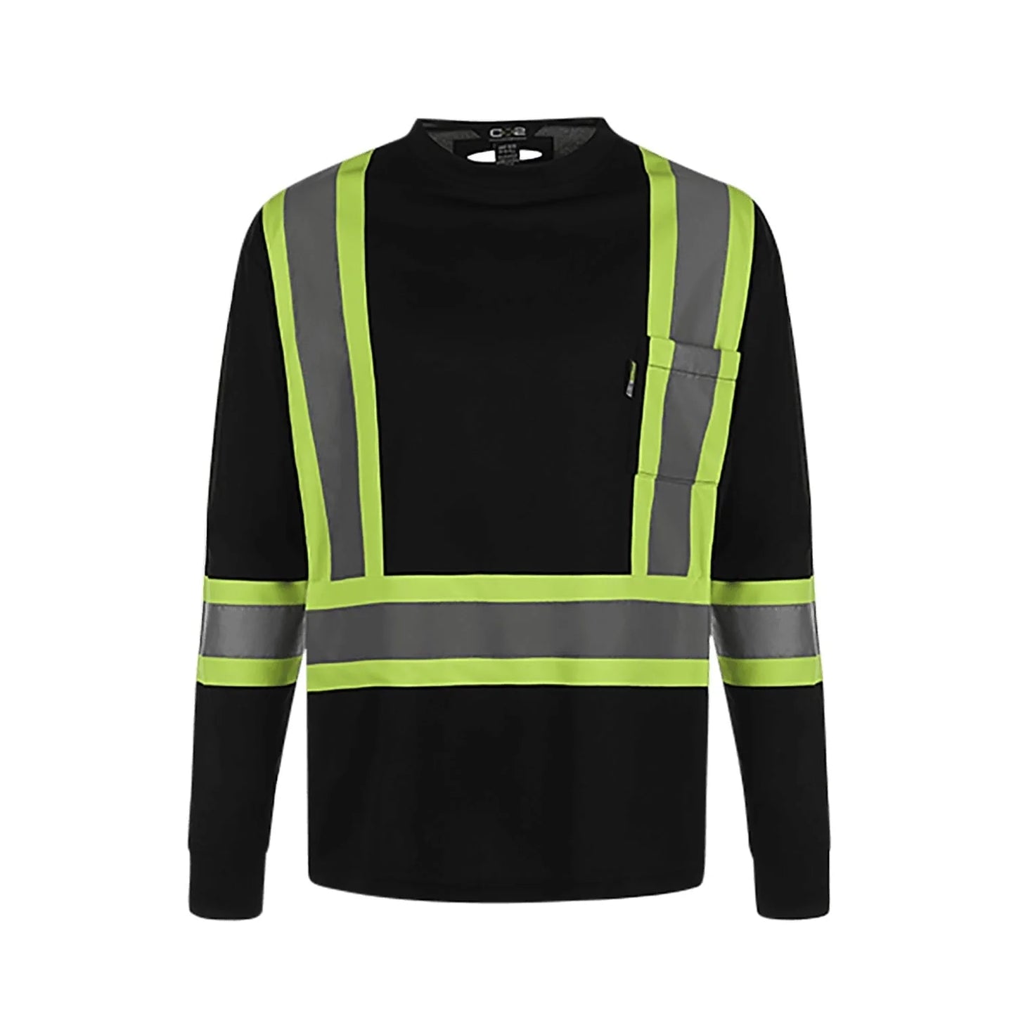 Customized CX2 Hi-Vis Lookout - Long Sleeve Hi-Vis T-Shirt