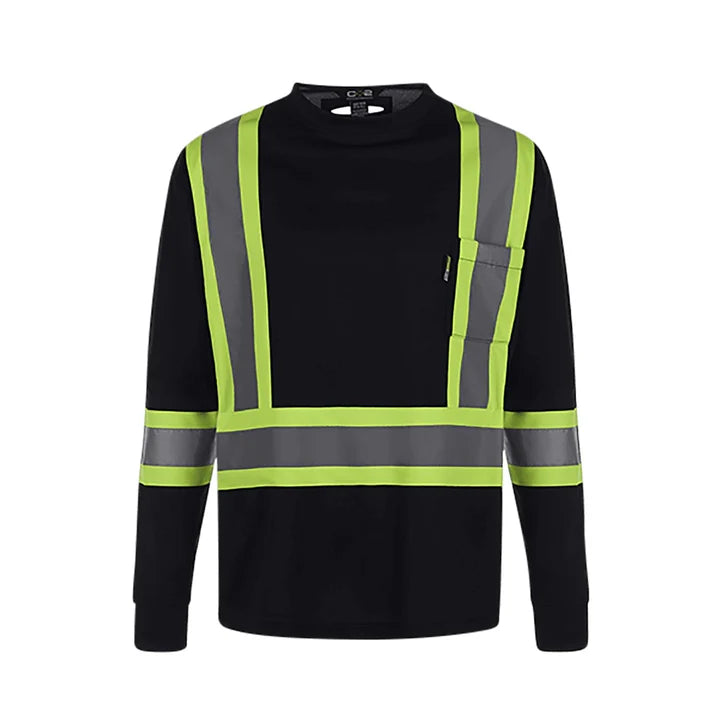 Customized CX2 Hi-Vis Lookout - Long Sleeve Hi-Vis T-Shirt