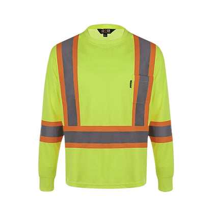 Customized CX2 Hi-Vis Lookout - Long Sleeve Hi-Vis T-Shirt