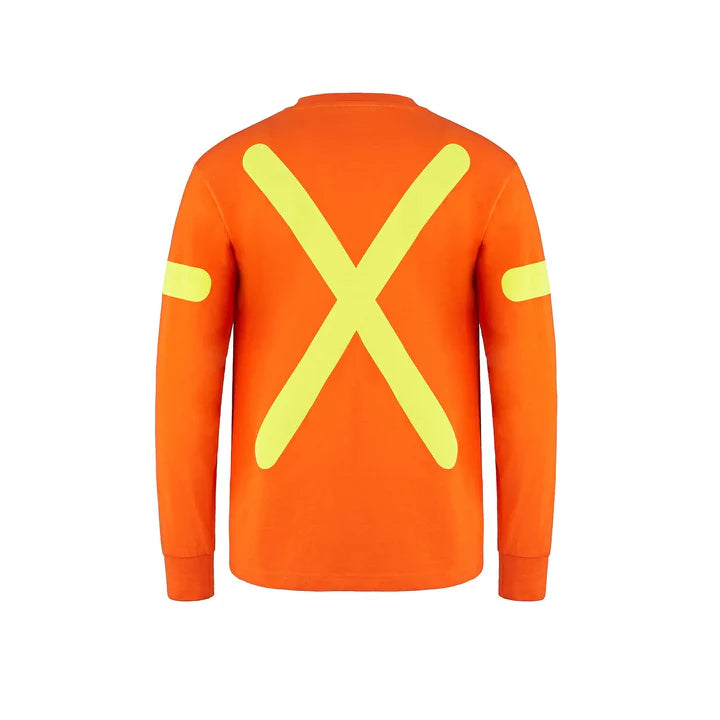 Customized CX2 Hi-Vis Citadel - Cotton Long Sleeve Safety T-Shirt