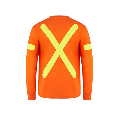 Customized CX2 Hi-Vis Citadel - Cotton Long Sleeve Safety T-Shirt