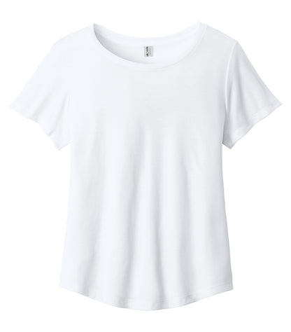 Customized Ladies ALLMADE® Relaxed Tri-blend Scoop Neck Tee AL2015CA