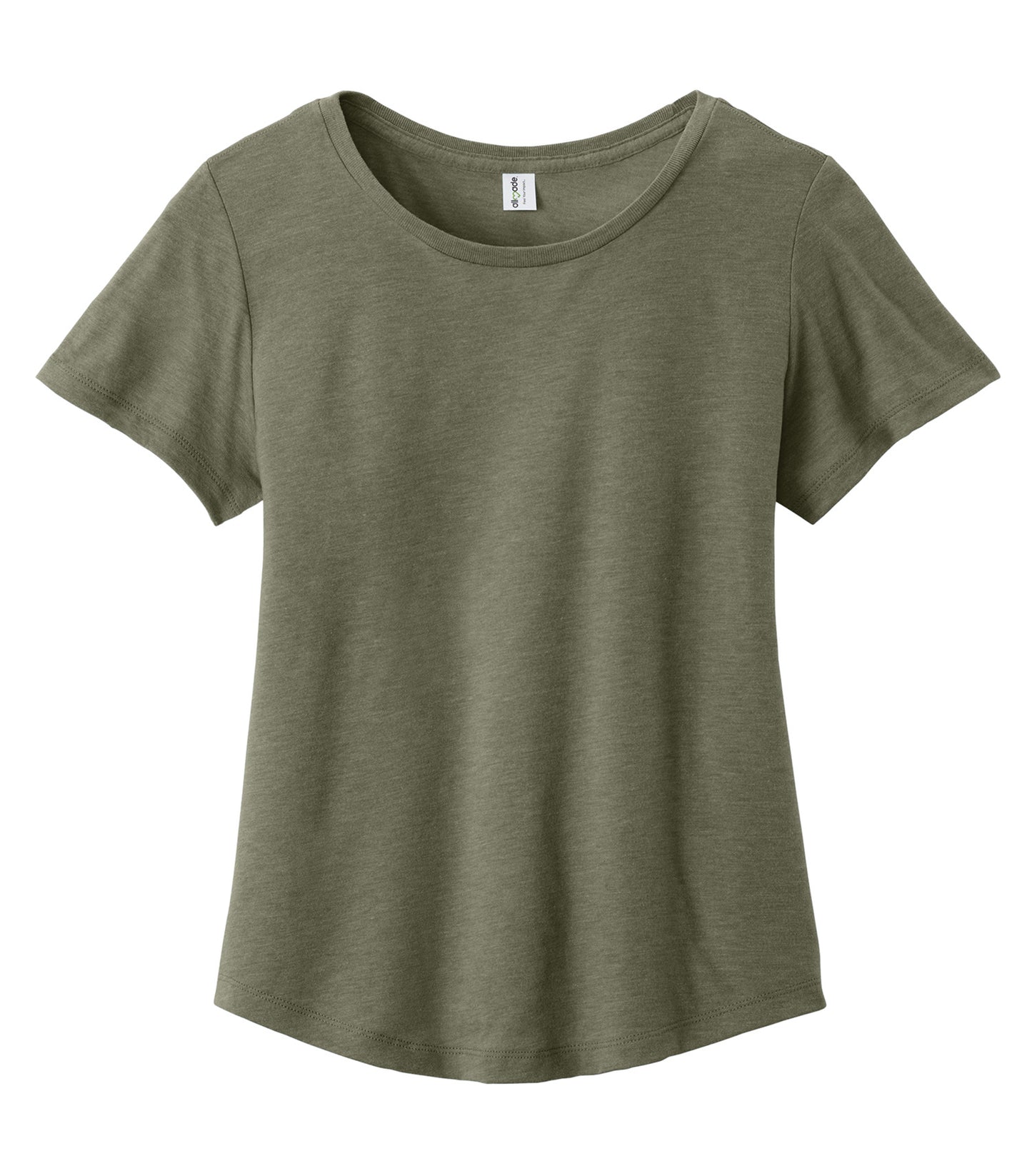 Customized Ladies ALLMADE® Relaxed Tri-blend Scoop Neck Tee AL2015CA