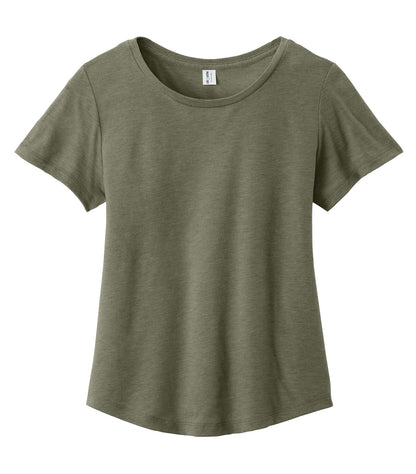 Customized Ladies ALLMADE® Relaxed Tri-blend Scoop Neck Tee AL2015CA