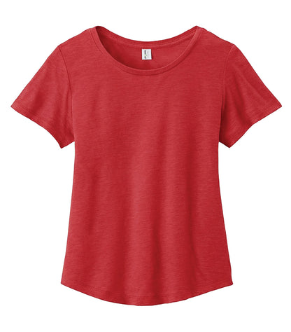 Customized Ladies ALLMADE® Relaxed Tri-blend Scoop Neck Tee AL2015CA