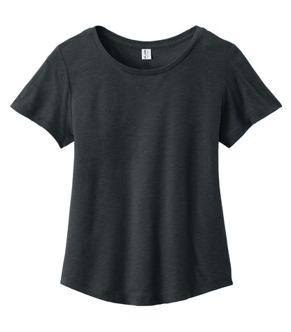 Customized Ladies ALLMADE® Relaxed Tri-blend Scoop Neck Tee AL2015CA