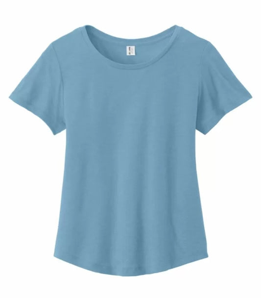 Customized Ladies ALLMADE® Relaxed Organic Cotton Scoop Neck Tee AL2108CA