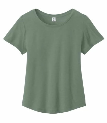 Customized Ladies ALLMADE® Relaxed Organic Cotton Scoop Neck Tee AL2108CA