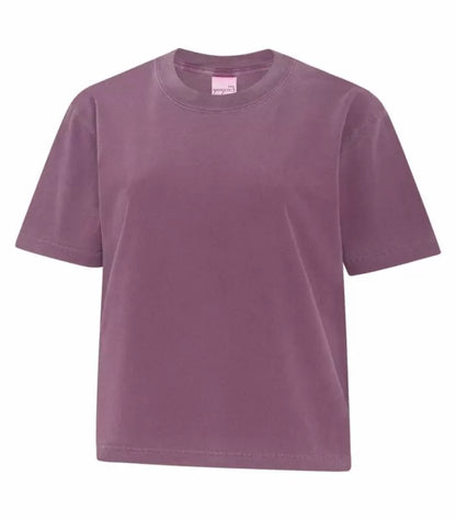 Customized Ladies ATC Authentic Colours™ Garment-Dyed Heavyweight Boxy Tee 1700L