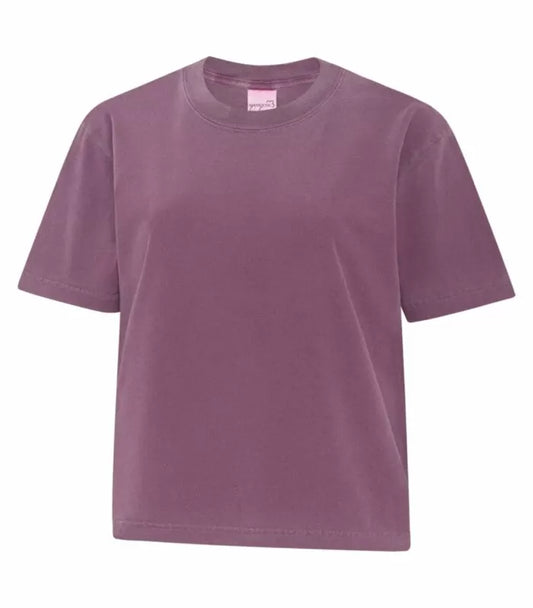 Customized Ladies ATC Authentic Colours™ Garment-Dyed Heavyweight Boxy Tee 1700L