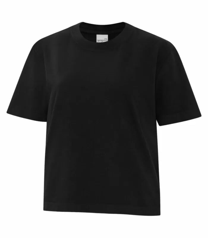 Customized Ladies ATC Authentic Colours™ Garment-Dyed Heavyweight Boxy Tee 1700L