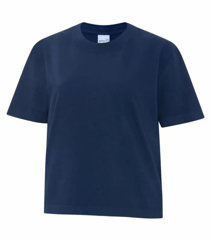 Customized Ladies ATC Authentic Colours™ Garment-Dyed Heavyweight Boxy Tee 1700L
