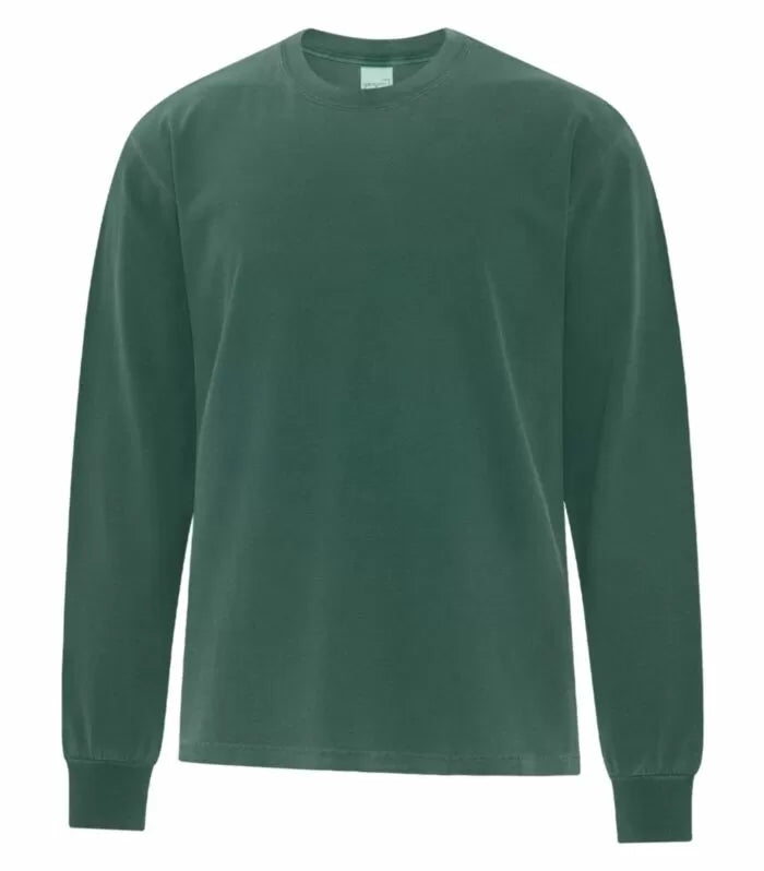 Customized ATC Authentic Colours™ Garment-Dyed Heavyweight Long Sleeve Tee 1715