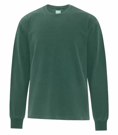 Customized ATC Authentic Colours™ Garment-Dyed Heavyweight Long Sleeve Tee 1715