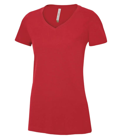 Customized Ladies ATC™ Eurospun® Ring Spun V-Neck Tee 8001L