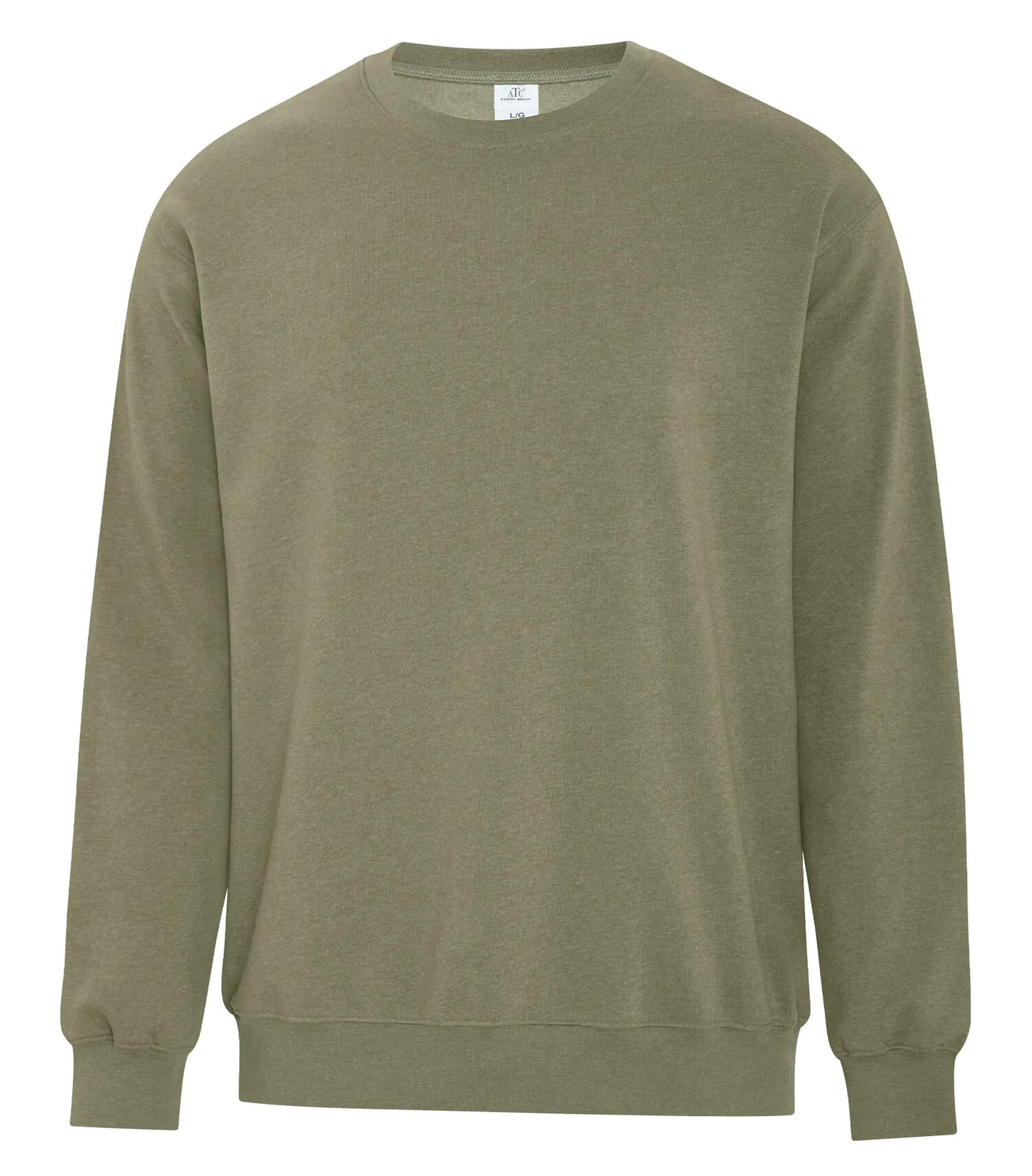 Customized ATC™ Earth Wash™ Tourbillion Fleece Crewneck Sweatshirt F6400