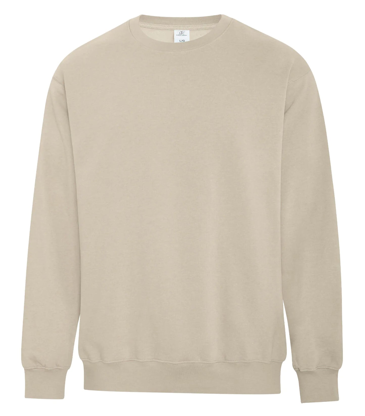 Customized ATC™ Earth Wash™ Tourbillion Fleece Crewneck Sweatshirt F6400