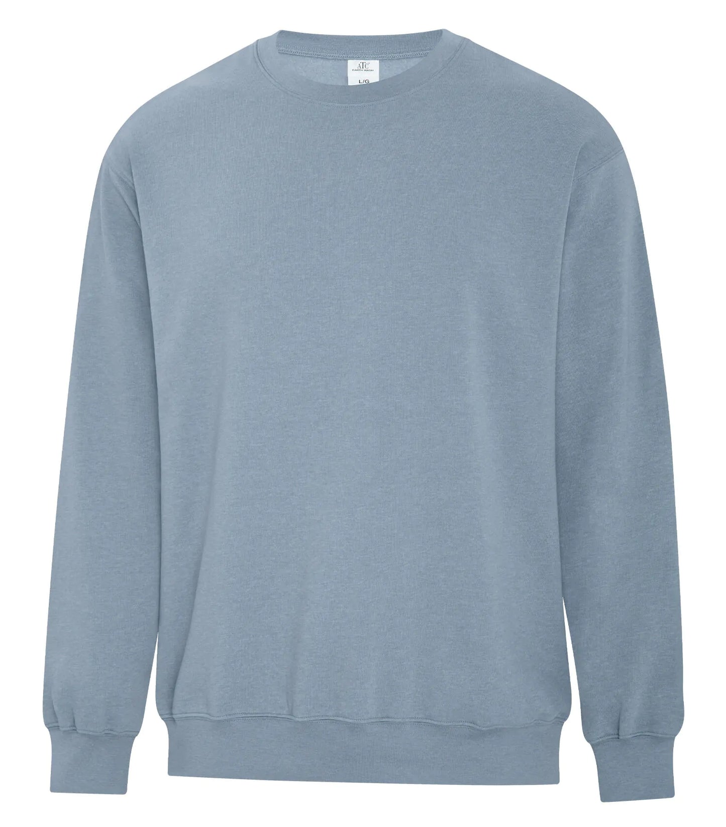 Customized ATC™ Earth Wash™ Tourbillion Fleece Crewneck Sweatshirt F6400