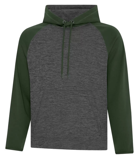 Customized Youth ATC™ Dynamic Heather Fleece Two Tone Hooded Sweatshirt Y2047