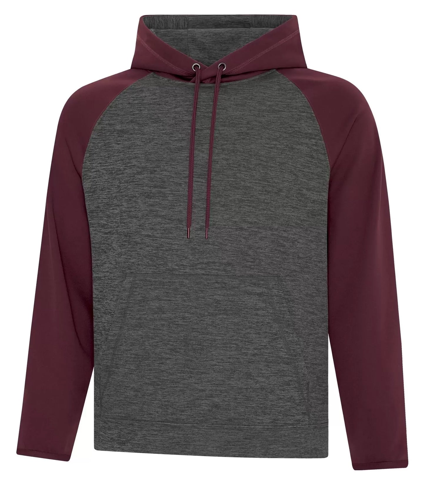 Customized Youth ATC™ Dynamic Heather Fleece Two Tone Hooded Sweatshirt Y2047