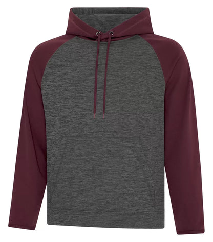 Customized Youth ATC™ Dynamic Heather Fleece Two Tone Hooded Sweatshirt Y2047