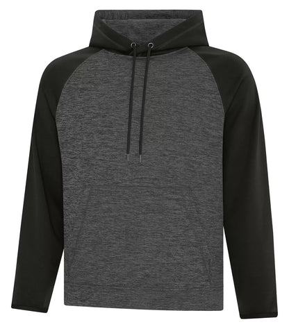 Customized ATC™ Dynamic Heather Fleece Two Tone Hooded Sweatshirt F2047