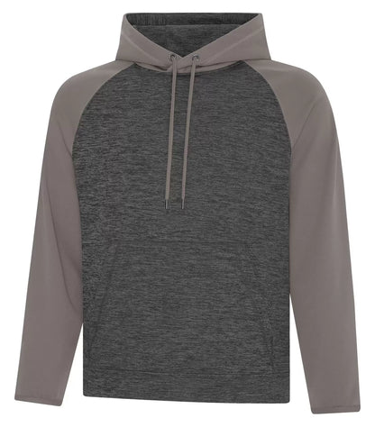 Customized Youth ATC™ Dynamic Heather Fleece Two Tone Hooded Sweatshirt Y2047