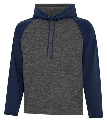 Customized Youth ATC™ Dynamic Heather Fleece Two Tone Hooded Sweatshirt Y2047