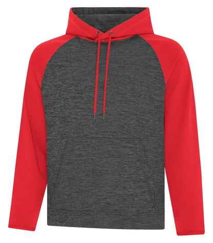 Customized ATC™ Dynamic Heather Fleece Two Tone Hooded Sweatshirt F2047