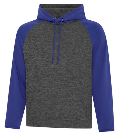 Customized Youth ATC™ Dynamic Heather Fleece Two Tone Hooded Sweatshirt Y2047