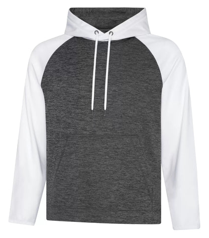Customized Youth ATC™ Dynamic Heather Fleece Two Tone Hooded Sweatshirt Y2047
