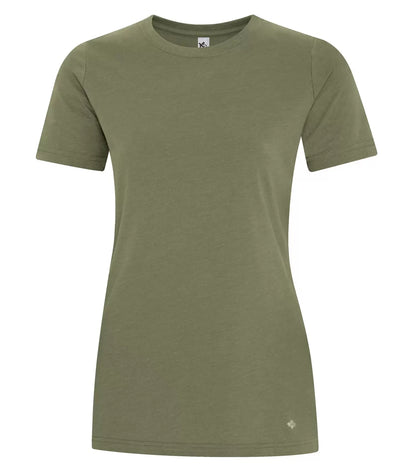 Customized Ladies KOI® Element Ring Spun Blend Tee 8060L