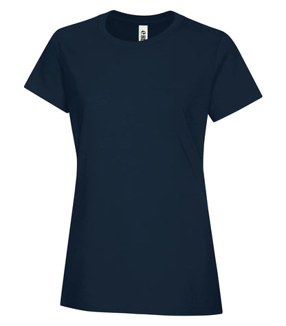 Customized Ladies KOI® Element Ring Spun Cotton Tee 8070L