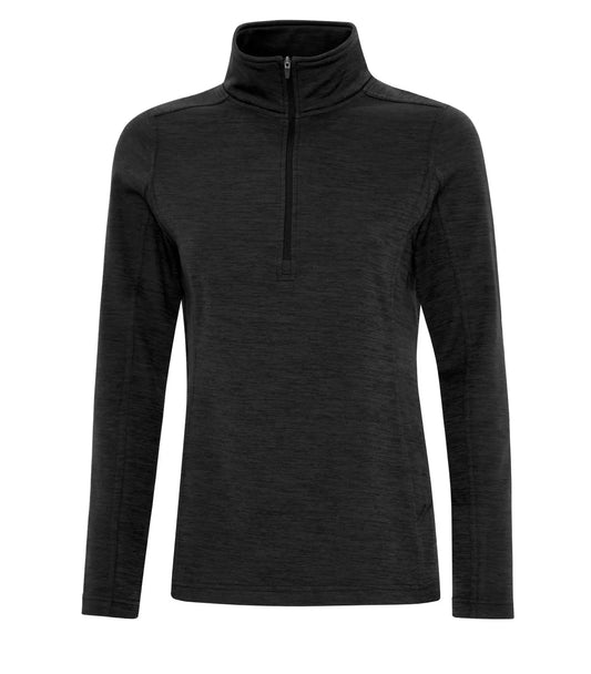 Customized Ladies ATC™ Dynamic Heather Fleece 1/2 Zip Sweatshirt L2022