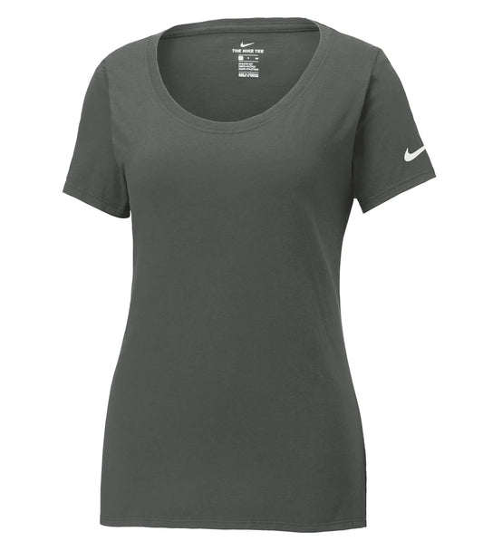 Customized Ladies Nike Dri-Fit Cotton/Poly Scoop Neck Tee 5234
