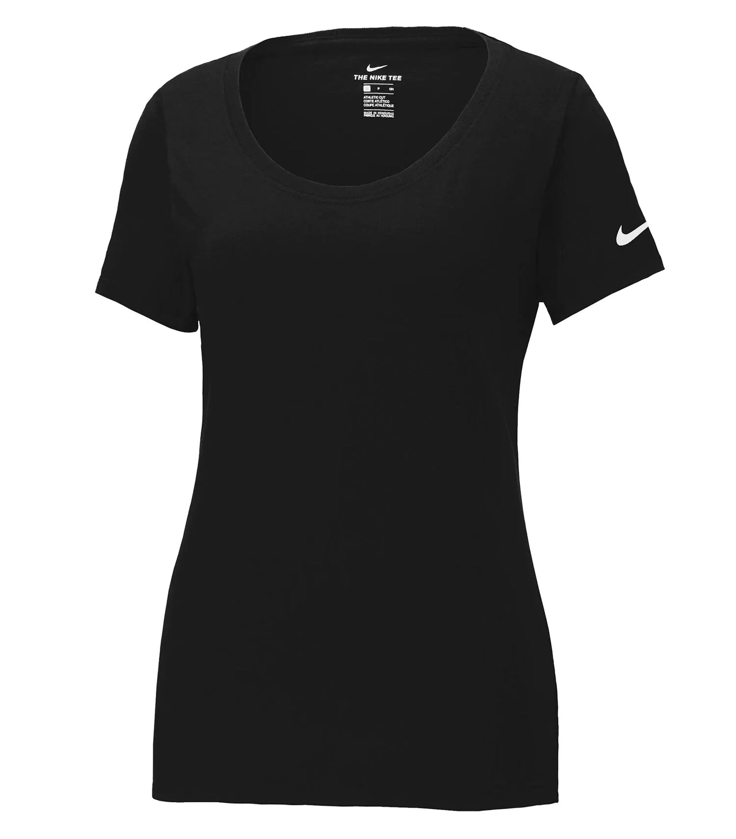 Customized Ladies Nike Dri-Fit Cotton/Poly Scoop Neck Tee 5234